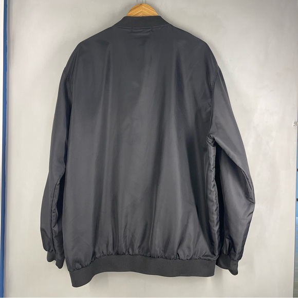 Men's Slim Fit Bomber Jacket - Casual Korean Style Spring & Autumn Outerwear - Picture 6 of 10